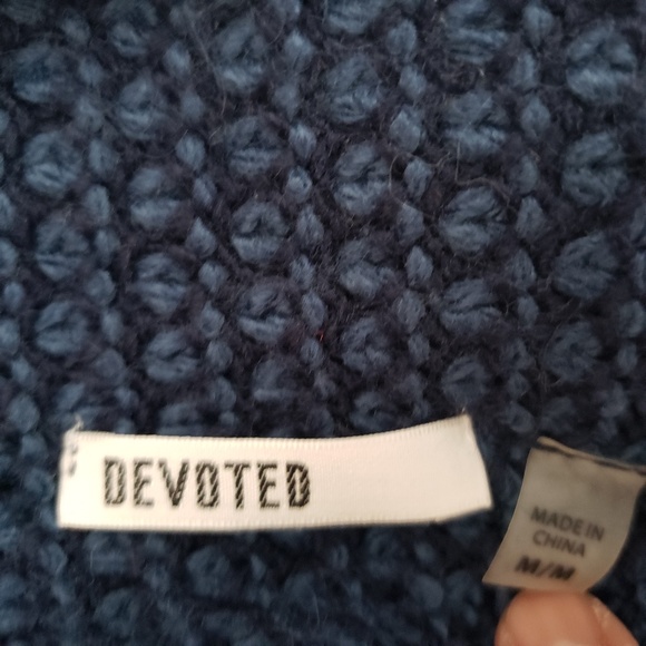 Devoted knitted open cardigan sweater M - Picture 8 of 8